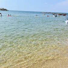 鳥取県　ハワイ海水浴場です