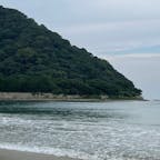 水が綺麗！！日中の混雑を避けて、早朝に海岸で水遊び

#菊ケ浜海水浴場　#山口の旅　#0歳子連れ旅
