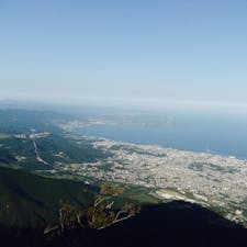 大分のどこかの山の頂上から⛰笑