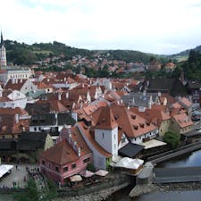 チェスキー・クルムロフ
この街の修道院ビールも最高でした。