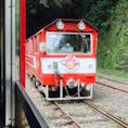 小さくてかわいい電車で山道をモリモリ登ります☆