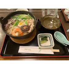 岡山　すぎ茶屋
鍋焼きうどん