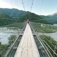 奈良の谷瀬の吊り橋
