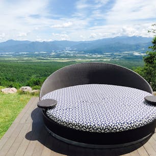 景色圧巻、清里テラス