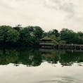 奈良公園の浮見堂
ボートに乗りました。