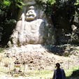 熊野磨崖仏

平安時代末期の作と言われている「大日如来（約6.7m）」と「不動明王（約8m）」の磨崖仏があり、国指定の重要文化財となっております。国内最古にして最大級の磨崖仏です。

#サント船長の写真　#磨崖仏