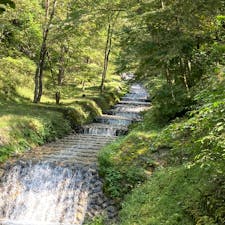 フランス式階段工
牛伏寺から1km