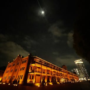 2021年3月25日 
夜の赤レンガ倉庫