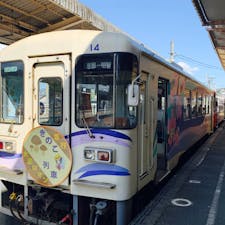 明智鉄道
きのこ列車乗車！
美味しかったよ。