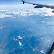 飛行機からのしまなみ海道