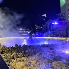 夜の草津温泉
