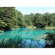 福島県磐梯高原にある五色沼です。
夏に訪れましたがコバルトブルーの見事な青さに感動しました。