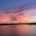 西武園ゆうえんち近くの多摩湖から見た夕焼けです