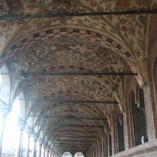 パドヴァ　ラジョーネ宮殿回廊の天井