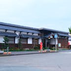 山口　仙崎駅
金子みすずの出身地として有名。駅が和風だった。