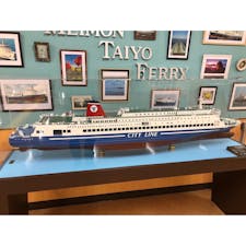 名門大洋フェリー
新門司港ターミナル内
フェリーおおさかⅡの模型