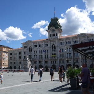 トリエステ　イタリア統一広場
とても大きくて美しい広場