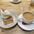 cafe marble 仏光寺店
レモンピールのパウンドケーキとチャイ