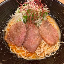 清水通りで食べた冷やし鴨そば！