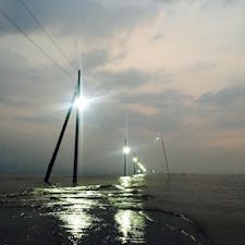 #熊本県
#絶景
#スポット
#長部田海床路
#旅行
#満潮