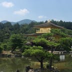 久方ぶりの金閣寺は眩しかった…暑過ぎて休憩処がありがたや。境内で冷たいお抹茶をいただきました🍵 #夏の京都 #京都 #お寺 #禅寺