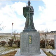 高山右近像
昭和62年(1987年)に造立された高山右近記念公園1999年／石川県羽咋郡志賀町末吉


#サント船長の写真 #高山右近像　#銅像