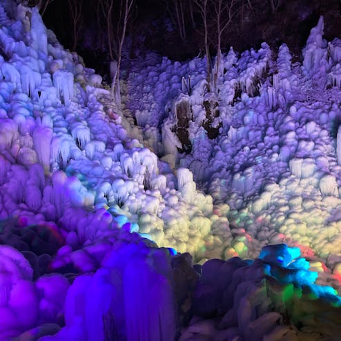 あしがくぼの氷柱