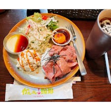 がルル珈琲　千里山
ローストビーフプレート😋