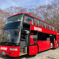 桜の開花はまだまだ（2022.4.2）ですが、オープンバスが走っています。ガイドさんの高遠町案内付きです。