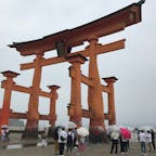 仕事帰りの厳島神社