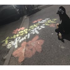 #韓国 #明洞 #道端の落書きがおしゃれ 🇰🇷