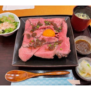 長浜名物　近江牛ローストビーフ丼