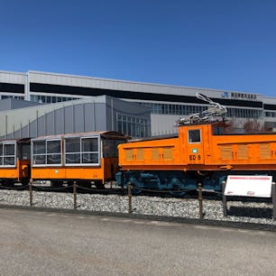 2022.4.17
黒部宇奈月温泉駅
昔のトロッコ電車が展示されていました。