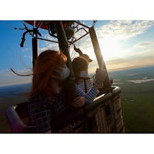 栃木で気球に乗った🎈
#渡良瀬 #気球