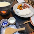 蔵元レストランせきのいち（岩手県一ノ関市）のもちフォンデュ
トロトロのチーズとお餅が美味しかった。