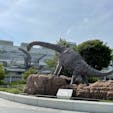 福井駅、恐竜のモニュメント
迫力がありますね。
昨日、恐竜博物館へ行って来ました。