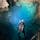 先日でかけた龍泉洞！

一番奥にある深さ98mの地底湖に取材クルーが潜水してました。

地底湖に人が入っているところをはじめてみました