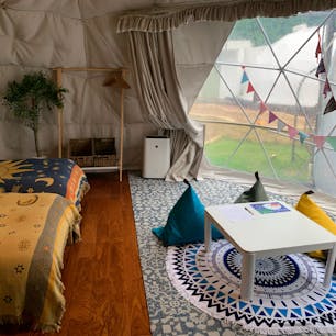 伊豆シャボテン公園にできたグランピング
遊び心満載の部屋です。