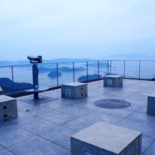 ここから観るしまなみ海道の景色も素晴らしいけど、隈研吾さんデザインの展望台自体もすてきです。