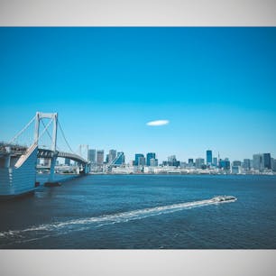 レインボーブリッジを歩いて田町からお台場へ🌈