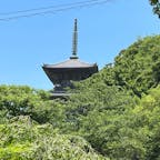 島根県安来市の清水寺の三重塔