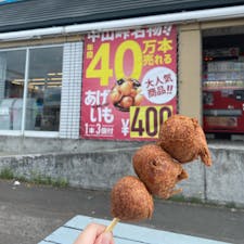 中山峠
名物のあげいも。2人で1個で充分😋
#202206 #s北海道