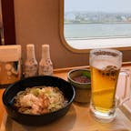新日本海フェリーらべんだぁ
新潟名物と北海道めいぶのコラボメニューでとりあえず腹ごしらえ