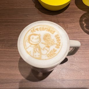 ソラマチにある「おさるのジョージ」キッチン。
至るところにジョージがいて、可愛かった！！

カフェラテのコップは持ち帰れます(新しいものをくれます)。その分値段は高いけど、とにかく可愛い！