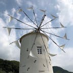 小豆島〜オリーブ園 ギリシャ風車🎡