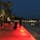 カンヌの夜
ビーチは、赤くライトアップ