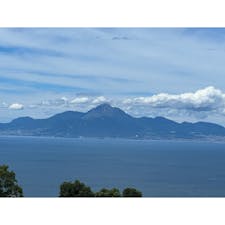 帰宅途中の蜜柑🍊畑より普賢岳