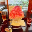 大極殿本舗 六角店 ｢栖園(せいえん)｣
今日は特別暑い1日だったので
かき氷🍧が美味しかった。
赤紫蘇かき氷🍧