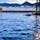 下関海響館
手前が、イルカが泳ぐ海響館の水槽で、向こう側は関門海峡です。