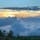 弥陀ヶ原の雲海。これが見たかった。ちょうど夕食の時間でこれはガラス越し。でもなかなかじゃないですか？

#弥陀ヶ原湿原
#弥陀ヶ原ホテル
#立山黒部アルペンルート